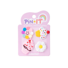 SPILLETTE DECORATIVE PIN-IT CONF. 4PZ COLOURBOOK