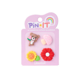 SPILLETTE DECORATIVE PIN-IT CONF. 4PZ COLOURBOOK