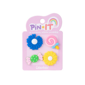 SPILLETTE DECORATIVE PIN-IT CONF. 4PZ COLOURBOOK