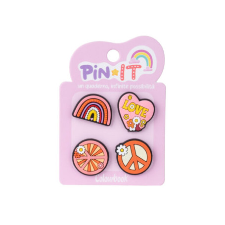SPILLETTE DECORATIVE PIN-IT CONF. 4PZ COLOURBOOK
