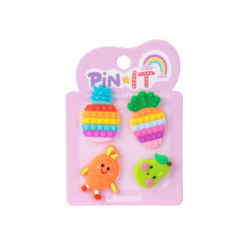 SPILLETTE DECORATIVE PIN-IT CONF. 4PZ COLOURBOOK