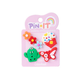 SPILLETTE DECORATIVE PIN-IT CONF. 4PZ COLOURBOOK