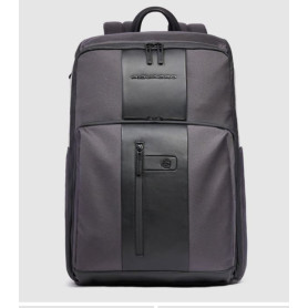 ZAINO GRANDE PORTA COMPUTER E PORTA IPAD IN NYLON E PELLE 15.6"
