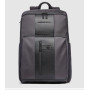 ZAINO GRANDE PORTA COMPUTER E PORTA IPAD IN NYLON E PELLE 15.6"