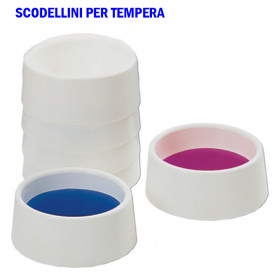 SCODELLINI PER TEMPERA CONF. 10PZ 