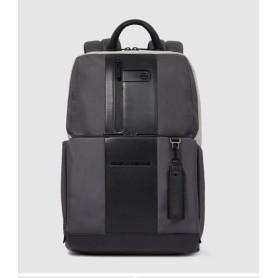 ZAINO PORTA COMPUTER E PORTA IPAD IN NYLON E PELLE