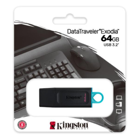 PEN DRIVE 64GB KINGSTON USB 3.2 