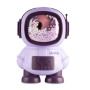 SALVADANAIO SPACE BANK ASTRONAUTA VIOLA COLOURBOOK
