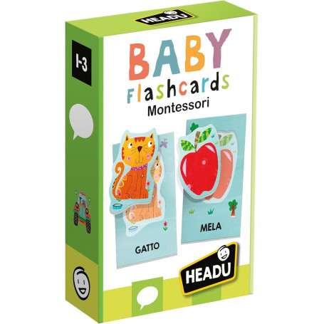 BABY FLASHCARDS MONTESSORI HEADU