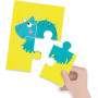 PUZZLE 8+1 DINOSAURS HEADU 