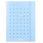CARTELLINA A4 C/ELASTICO IN PPL PIN-IT ANGEL BLUE COLOURBOOK