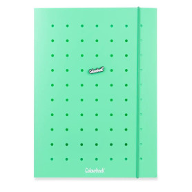 CARTELLINA A4 C/ELASTICO IN PPL PIN-IT IRISH GREEN COLOURBOOK