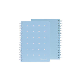 QUADERNO SPIRALATO PIN-IT 5MM CELESTE COLOURBOOK