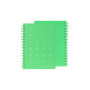 QUADERNO SPIRALATO PIN-IT 5MM VERDE COLOURBOOK