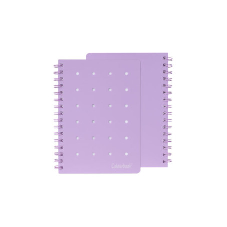 QUADERNO SPIRALATO PIN-IT 5MM ROSA COLOURBOOK