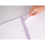 QUADERNO SPIRALATO PIN-IT AZZURRO 1RIGO COLOURBOOK