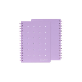 QUADERNO SPIRALATO PIN-IT VIOLA 1RIGO COLOURBOOK