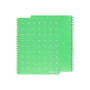QUADERNO MAXI SPIRALATO PIN-IT 5MM VERDE COLOURBOOK