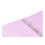 RACCOGLITORE AD ANELLI A/4 IN PPL PIN-IT ORCHID ROSE COLOURBOOK