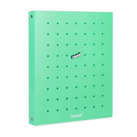 RACCOGLITORE AD ANELLI A/4 IN PPL PIN-IT IRISH GREEN COLOURBOOK