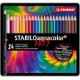 PASTELLI ACQUARELLABILE STABILO AQUACOLO CONF.24PZ IN LATTA