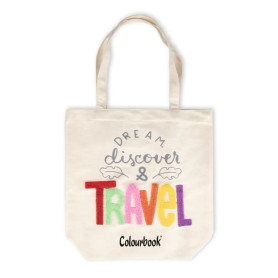 TOTE BAG - TRAVEL COLOURBOOK 