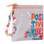 BUSTINA IN PVC SOFT BUBBLE POSITIVE VIBE COLOURBOOK