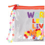 BUSTINA IN PVC SOFT BUBBLE WORRY LIVE MORE COLOURBOOK