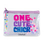BUSTINA IN PVC SOFT BUBBLE ONE CUTE CHICK COLOURBOOK