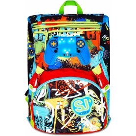 ZAINO SDOPPIABILE SJ GANG GAME LED BOY 