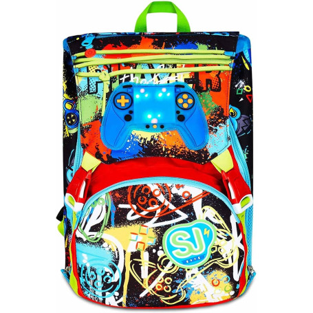 ZAINO SDOPPIABILE SJ GANG GAME LED BOY