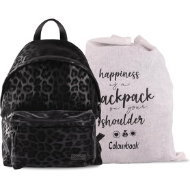 ZAINO AMERICANO COLOURBOOK ZAHARA NERO MOD.ELEGANGE