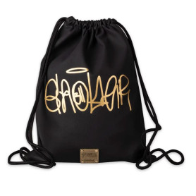 SACCA COULISSE GEOLIER BLACK RUBBER COLOURBOOK