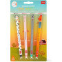 SET 4 PENNE CANCELLABILI GEL FARM SWEET LEGAMI