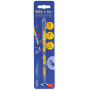 MATITA IMPILABILE CON GOMMA-MONSTER LEGAMI