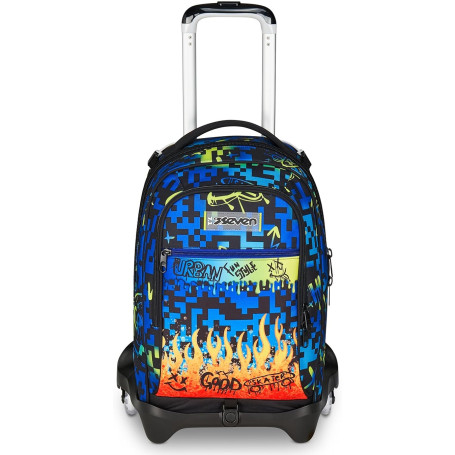 TROLLEY SEVEN JACK 3WD SCRIBBLED FLAME BOY