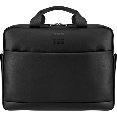 BORSA DUE MANICI MOLESKINE NERA CLASSIC