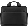 BORSA DUE MANICI MOLESKINE NERA CLASSIC
