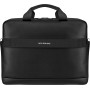 BORSA DUE MANICI MOLESKINE NERA CLASSIC