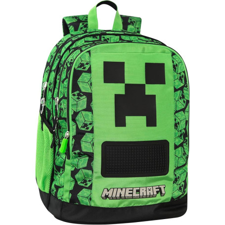 ZAINO ORGANIZZATO MINECRAFT PIXEL 