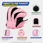 ZAINO ORGANIZZATO LUREX ROSA COMIX 