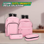 ZAINO ORGANIZZATO LUREX ROSA COMIX 