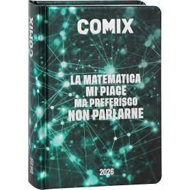 AGENDA 16 MESI COMIX MINI ELECTRIC GREEN 