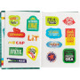 AGENDA 16 MESI COMIX MINI ELECTRIC GREEN 