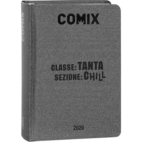 AGENDA 16 MESI COMIX MINI CHARCOAL 