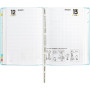 AGENDA 16 MESI COMIX MINI AZZURRO 