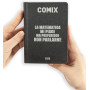 AGENDA 16  MESI COMIX MIGNON PLUS BLACK& SILVER