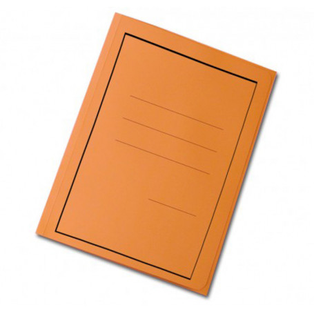 CARTELLE PER ATTI DIAMANTE CONF.100PZ ARANCIO