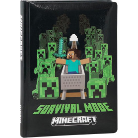 DIARIO 12 MESI STANDARD MINECRAFT BLACK PIXEL