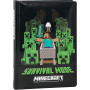 DIARIO 12 MESI STANDARD MINECRAFT BLACK PIXEL